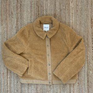 NWOT Madewell Sherpa jacket. Size large.